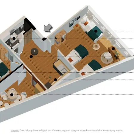 Westersuites - Ocean - Zentral 2br Kueche Wlan Brême
